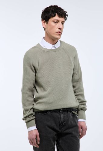 Pull col rond en coton BIO GOTS - MONOPRIX - Modalova