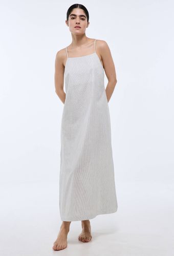 Chemise de nuit rayée en coton - MONOPRIX - Modalova