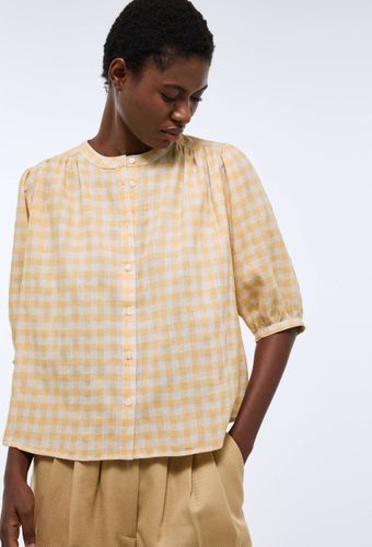 Blouse imprimée vichy - MONOPRIX - Modalova
