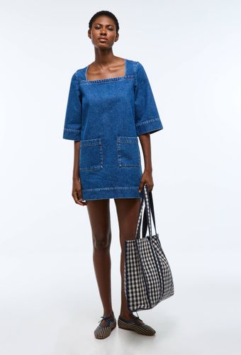Robe courte jean en coton - MONOPRIX - Modalova