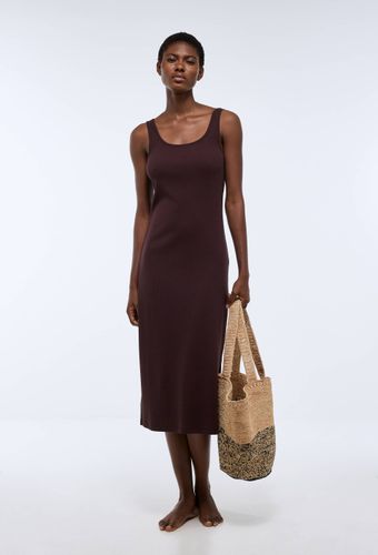 Robe de plage côtelée en jersey de coton BIO GOTS - MONOPRIX - Modalova