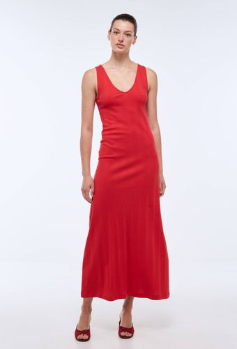 Robe cintrée longue en maille - MONOPRIX - Modalova