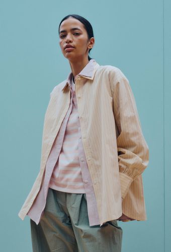 Chemise manches longues rayée détails smock dos en coton BIO GOTS - MONOPRIX - Modalova