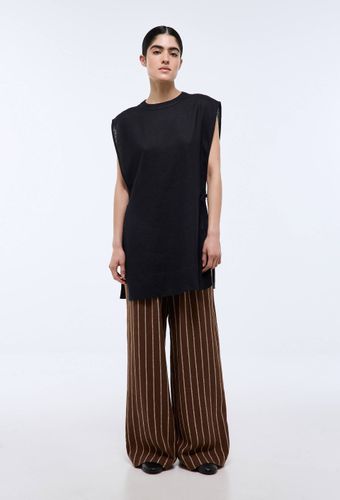 Robe courte sans manches unie en lin - MONOPRIX PREMIUM - Modalova