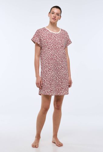 Chemise de nuit imprimée à manches courtes en coton BIO GOTS - MONOPRIX - Modalova