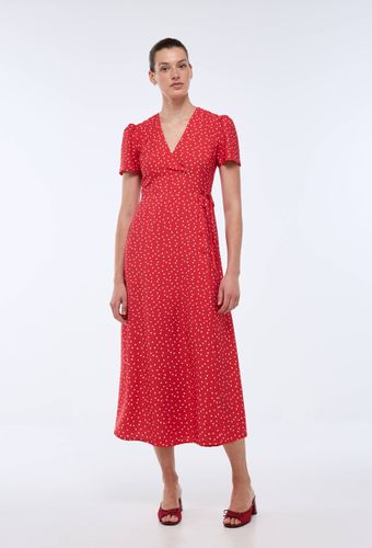 Robe midi cache-coeur imprimée - MONOPRIX - Modalova