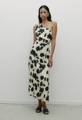Robe longue asymétrique imprimée - MONOPRIX PREMIUM - Modalova