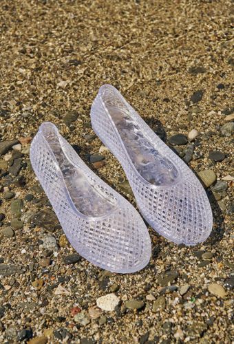 Ballerines de plage en caoutchouc - MONOPRIX - Modalova