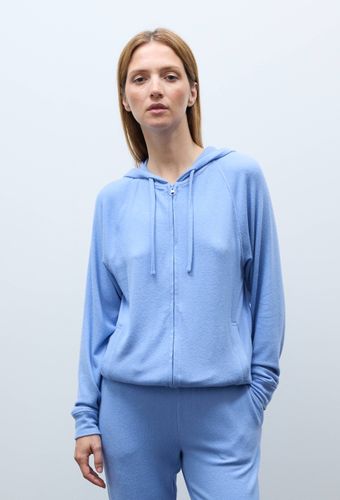 Sweat zippé à capuche doux et léger - MONOPRIX - Modalova
