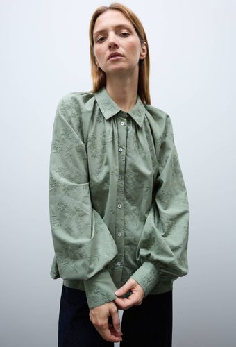 Chemise manches longues brodée en coton BIO GOTS - MONOPRIX - Modalova