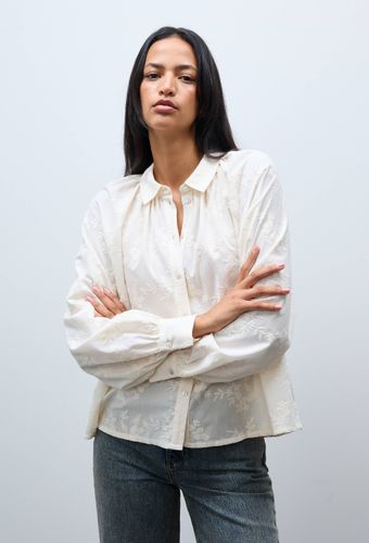 Chemise manches longues brodée en coton BIO GOTS - MONOPRIX - Modalova