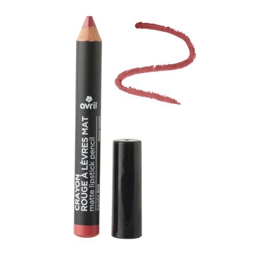 Crayon rouge à lèvres mat certifié bio - AVRIL - Modalova