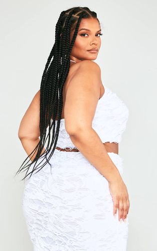 Haut De Plage Grande Taille Col Licou Effet Usé Avec Découpes | Taille 58 - PrettyLittleThing - Modalova
