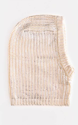 Silver Snood En Maille Torsadée Métallisée - PrettyLittleThing - Modalova