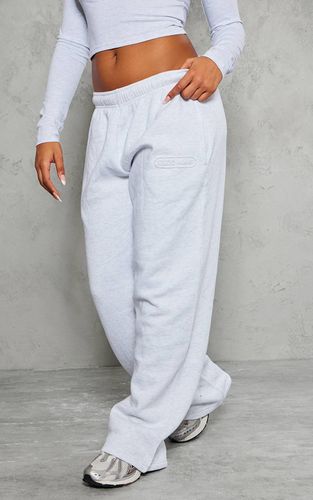 Grey Marl Jogging Large À Jambes Amples Studio Archives Gaufré | Taille XS - PrettyLittleThing - Modalova