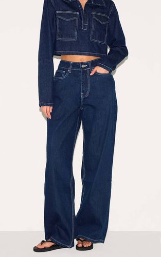 Jean Large Slouchy À Coutures Contrastées | Taille 42 - PrettyLittleThing - Modalova