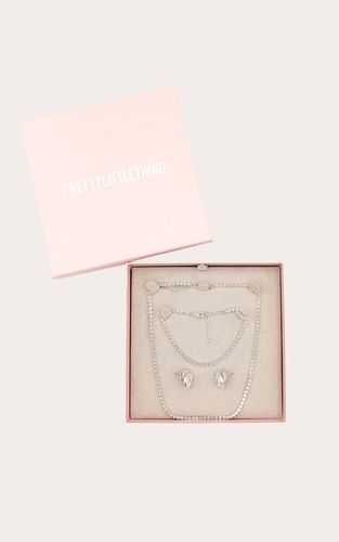Silver Ensemble Tennis Plaqué Argent Véritable Pour Cadeau - PrettyLittleThing - Modalova