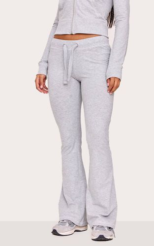 Grey Marl Pantalon Évasé Skinny Taille Basse Coordonné | Taille 42 - PrettyLittleThing - Modalova