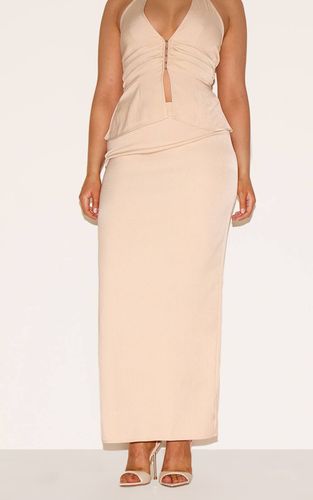 Pebble Jupe Maxi Taille Haute Ajustée En Tissu Tissé Shape | Taille 42 - PrettyLittleThing - Modalova