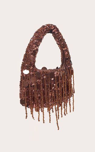 Mini Sac À Main À Sequins Avec Pompon - PrettyLittleThing - Modalova
