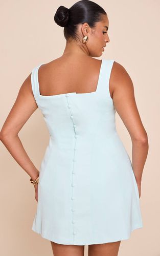 Iced Mint Robe Évasée Ajustée Avec Détail Nœud | Taille 44 - PrettyLittleThing - Modalova