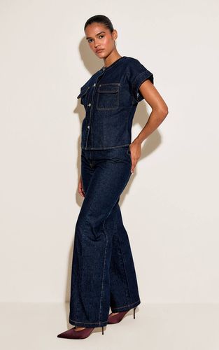 Jean Large À Détails De Coutures | Taille 34 - PrettyLittleThing - Modalova