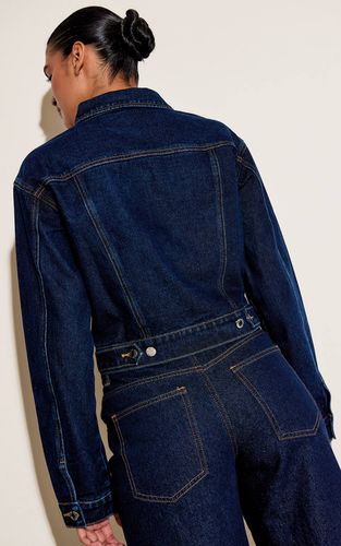 Veste En Jean Coupe Ajustée | Taille 32 - PrettyLittleThing - Modalova