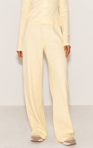 Almond Pantalon Large Côtelé Taille Mi-haute | Taille 42 - PrettyLittleThing - Modalova