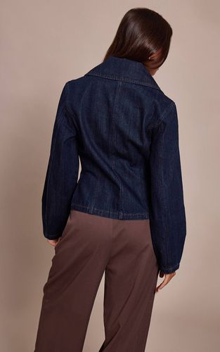 Veste Cintrée À Col Marin Et Double Zip | Taille 32 - PrettyLittleThing - Modalova