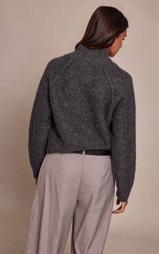 Dark Grey Cardigan En Maille Zippé Avec Détail De Poches | Taille XS - PrettyLittleThing - Modalova