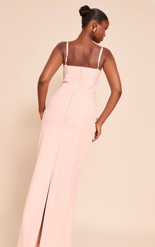 Baby Pink Robe Maxi Portefeuille Avec Ceinture Tressée | Taille 36 - PrettyLittleThing - Modalova
