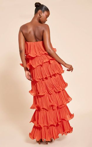 Robe Maxi À Volants Extrêmes Étagés | Taille 36 - PrettyLittleThing - Modalova