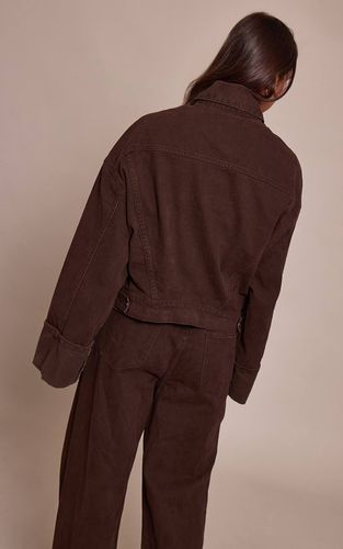 Dark Chocolate Veste À Revers Retroussés | Taille 42 - PrettyLittleThing - Modalova