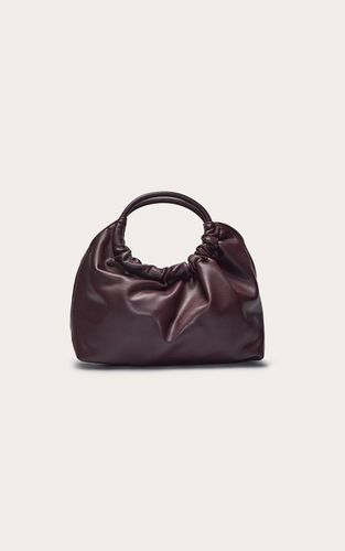 Chocolate Plum Sac À Main Froncé En Synthétiquecuir Avec Poignée Portée Main - PrettyLittleThing - Modalova
