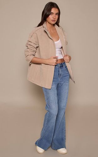 Dark Blue Jean Évasé Taille Basse Stretch | Taille 42 - PrettyLittleThing - Modalova