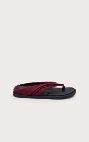 Maroon Sandales À Entre-doigts Avec Semelle Intérieure En Synthétique | Taille 38 - PrettyLittleThing - Modalova