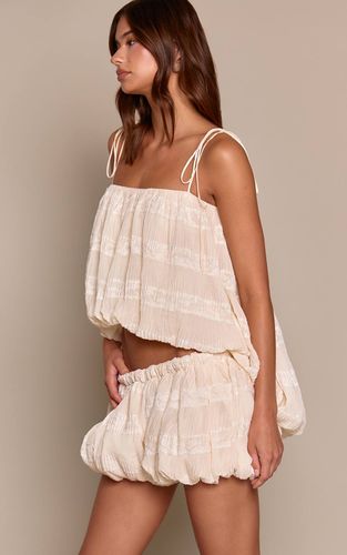 Almond Ensemble Coordonné Jupe Bouffante Froncée | Taille 42 - PrettyLittleThing - Modalova