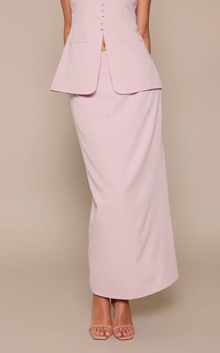 Pale Pink Jupe Longue Ajustée | Taille 32 - PrettyLittleThing - Modalova
