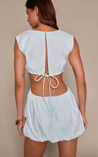 Baby Blue Robe Bouffante À Dos Découpé | Taille 42 - PrettyLittleThing - Modalova