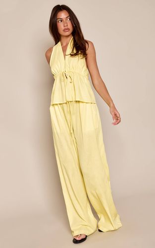 Pale Lime Pantalon Large À Cordon De Serrage Ensemble Coordonné | Taille 42 - PrettyLittleThing - Modalova