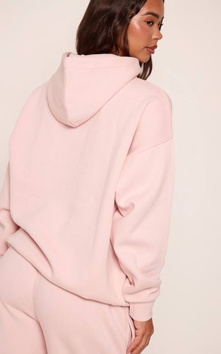 Pink Sweat À Casynthétiqueche Oversize Avec Logo PLT | Taille XS - PrettyLittleThing - Modalova