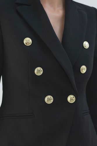 Blazer Militaire Ajusté à Boutons Petite Taille | Taille 10 - KarenMillen - Modalova