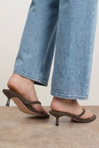 Sandales Julia À Entredoigt Talon Bobine Effet Synthétique | Taille 39 - Oasis - Modalova