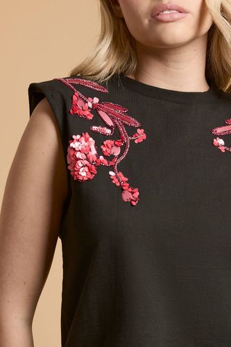 Haut Sans Manches À Épaulettes Ornées | Taille 18 - Oasis - Modalova