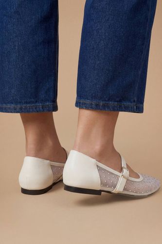 Ballerines Mary Jane Harriet En Mesh Embelli | Taille 8 - Oasis - Modalova