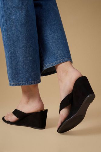 Sandales Compensées Karrie En Synthétique Avec Bride Entre Les Orteils | Taille 41 - Oasis - Modalova