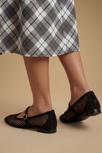 Ballerines Mary-jane Tilly En Synthétiquecuir Avec Empiècements En Résille | Taille 39 - Oasis - Modalova