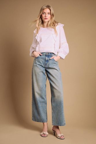 Mules Jenny à Talon Chaton en Synthétique avec Détail Nœud | Taille 41 - Oasis - Modalova