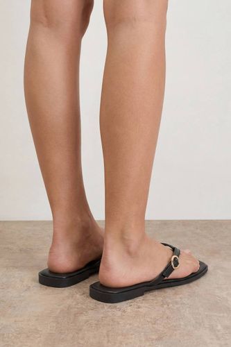 Tongs Babs En Synthétiquecuir Avec Détail Boucle | Taille 39 - Oasis - Modalova