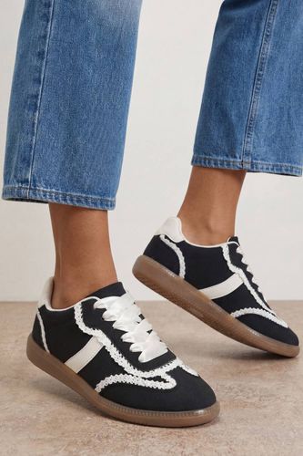 Baskets Tyler En Synthétique Avec Détails En Dentelle À Lacets | Taille 41 - Oasis - Modalova